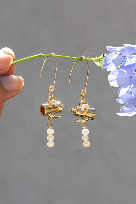 Pour Over Earrings - 18K Gold Plated