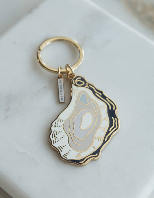 Oyster Enamel Keychain