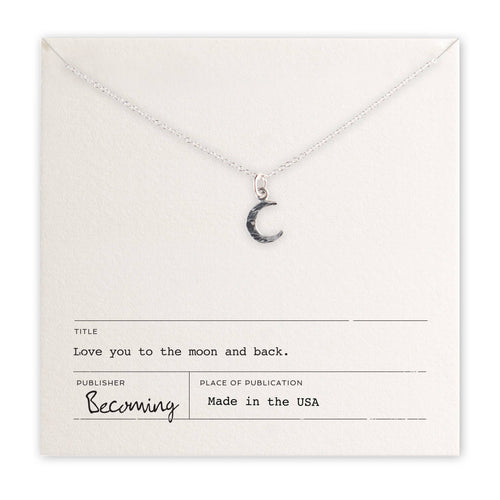 Love You To The Moon Necklace - Front & Company: Gift Store