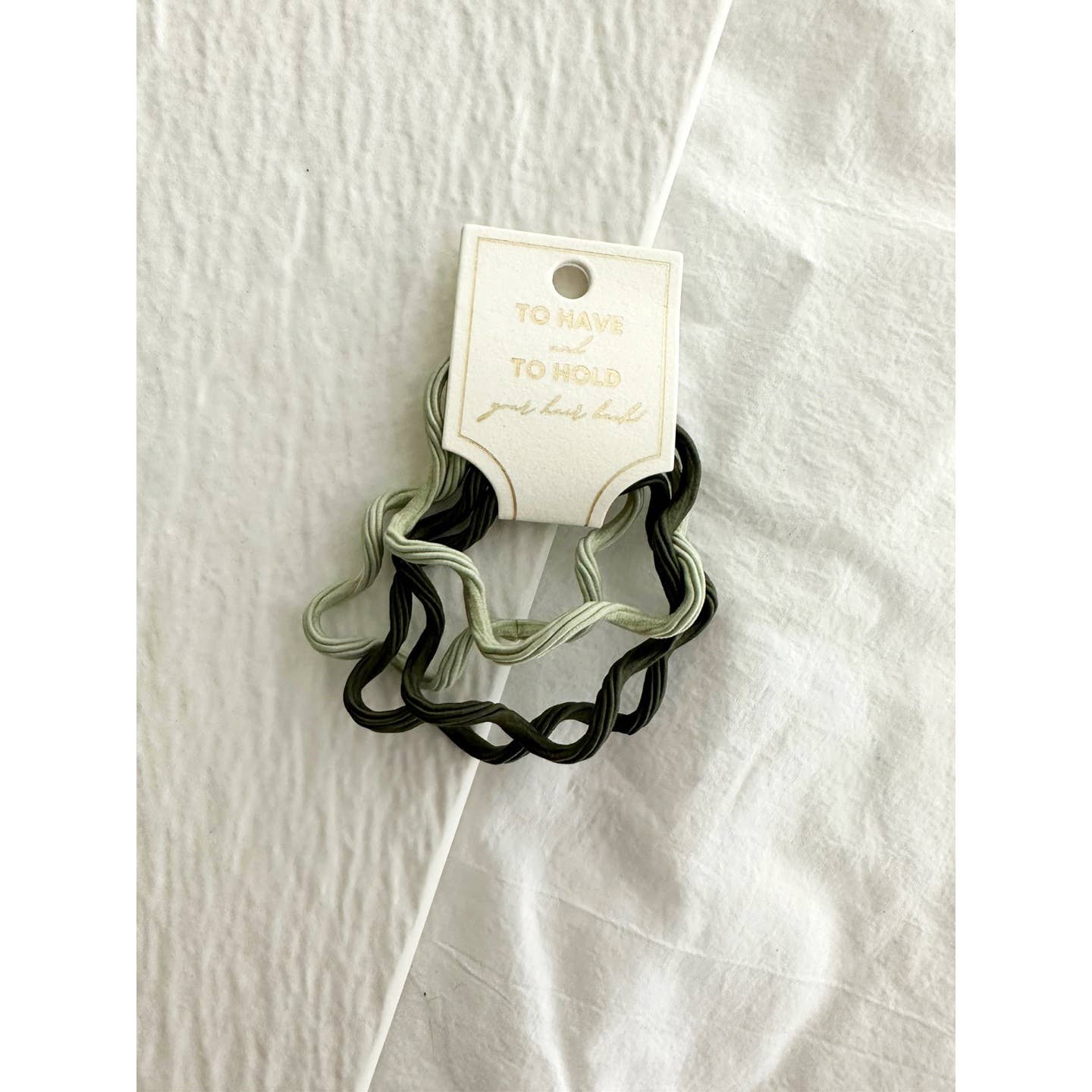 Assorted Thin Wavy Hair Ties - GORI