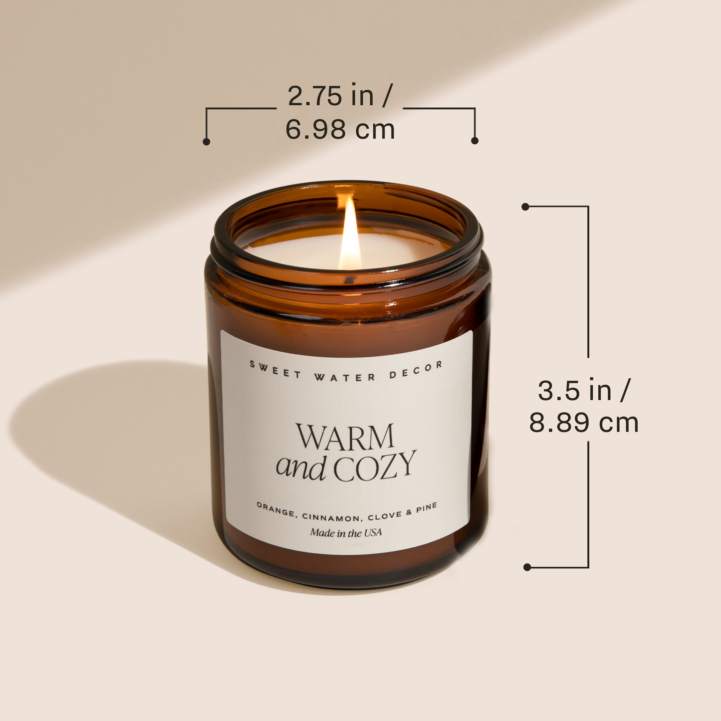 Merry and Bright 9 oz Soy Candle - Christmas Decor & Gifts