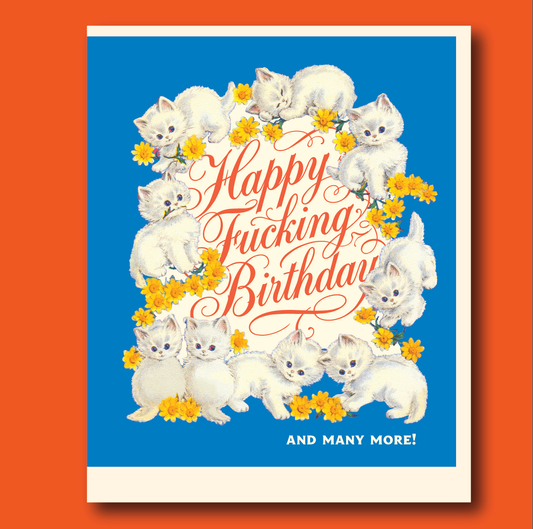 KITTENS BIRTHDAY MORE!