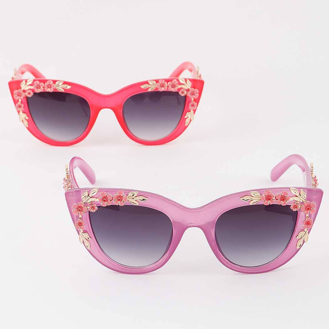 Spring Flower Cateye Sunglasses