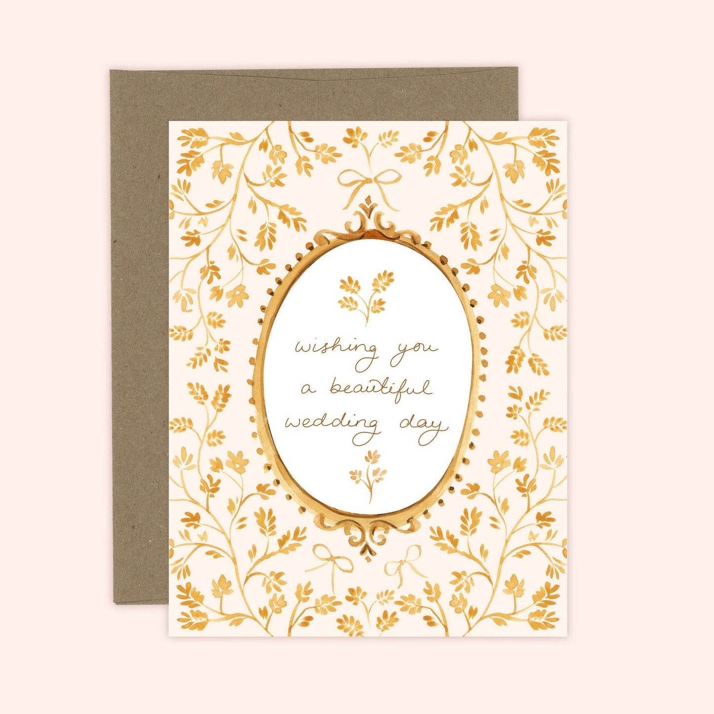 Ornate Wedding Day Card