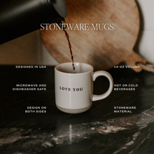 Load image into Gallery viewer, Sweater Weather Stoneware Coffee Mug - Christmas Home Gifts
