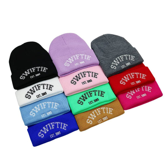 Swiftie Embroidered knitted beanie Taylor Swift knitted hat