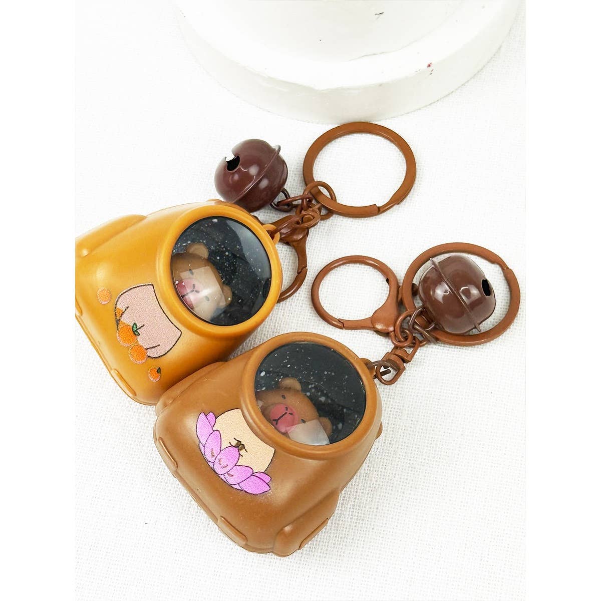 Light Up Capybaras Keychain with Sound