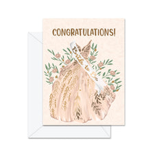 Load image into Gallery viewer, Congratulations! Bride To Be! - Greeting Card
