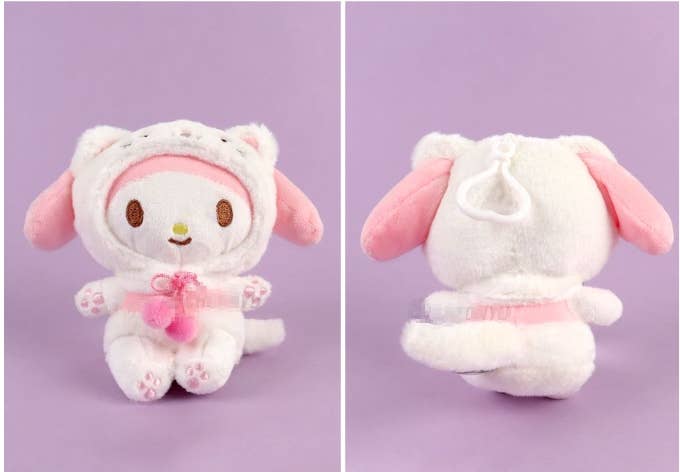 Sanrio Limited Kitty Costume Fluffy Key Chain Bag Charm