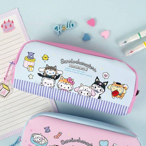 Sanrio My Pet Half round Pencil Case/ Pouches/ Makeup Pouch - Front & Company: Gift Store