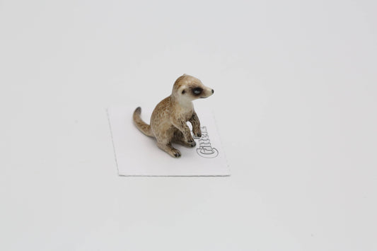 Lookout Meerkat Porcelain Miniature
