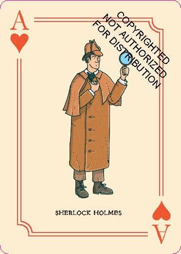 Sherlock Holmes Playing Cards
