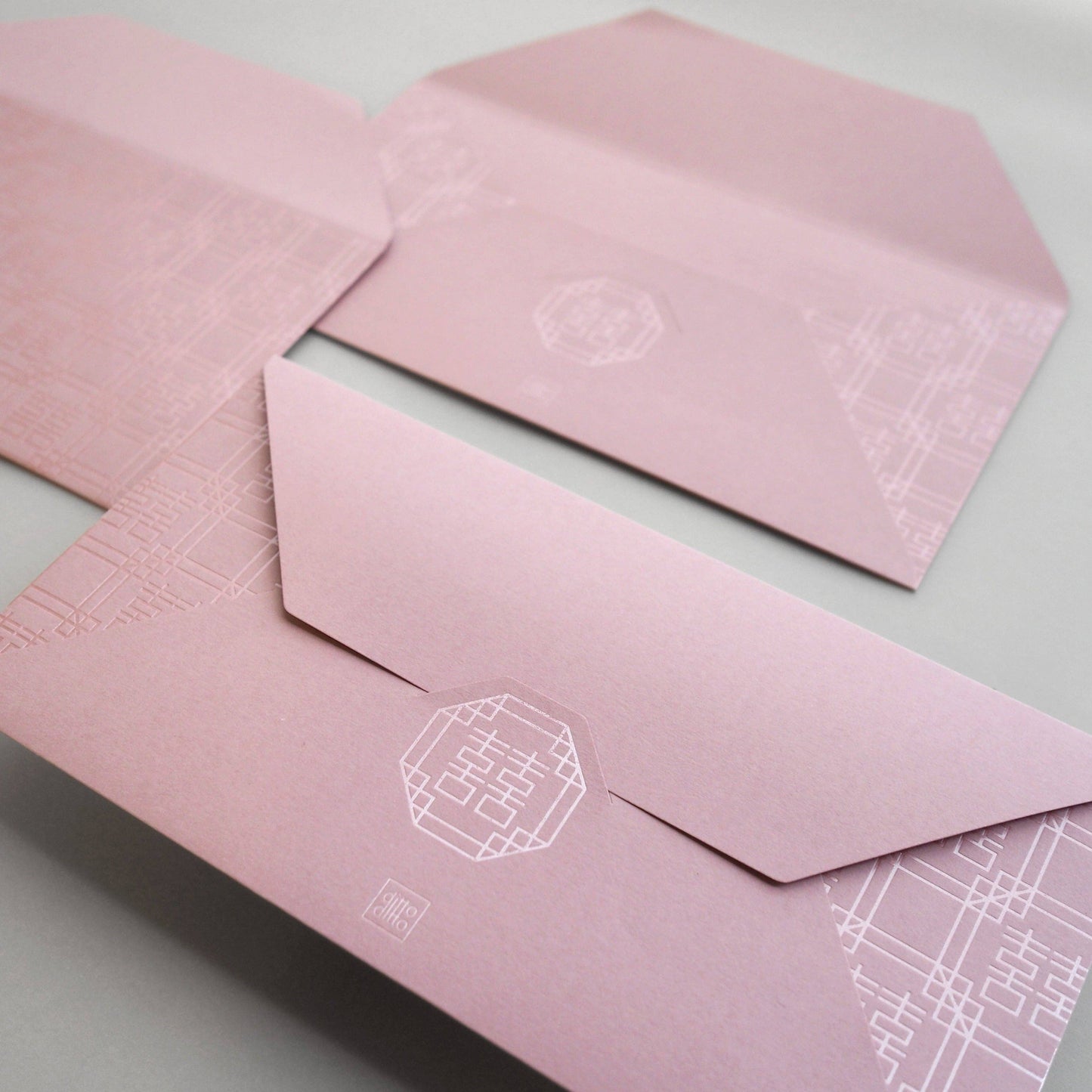 Double happinese envelope pink