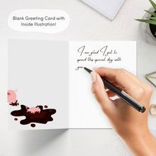 Load image into Gallery viewer, Cute Anniversary Friendship Card (My favorite thing to do)
