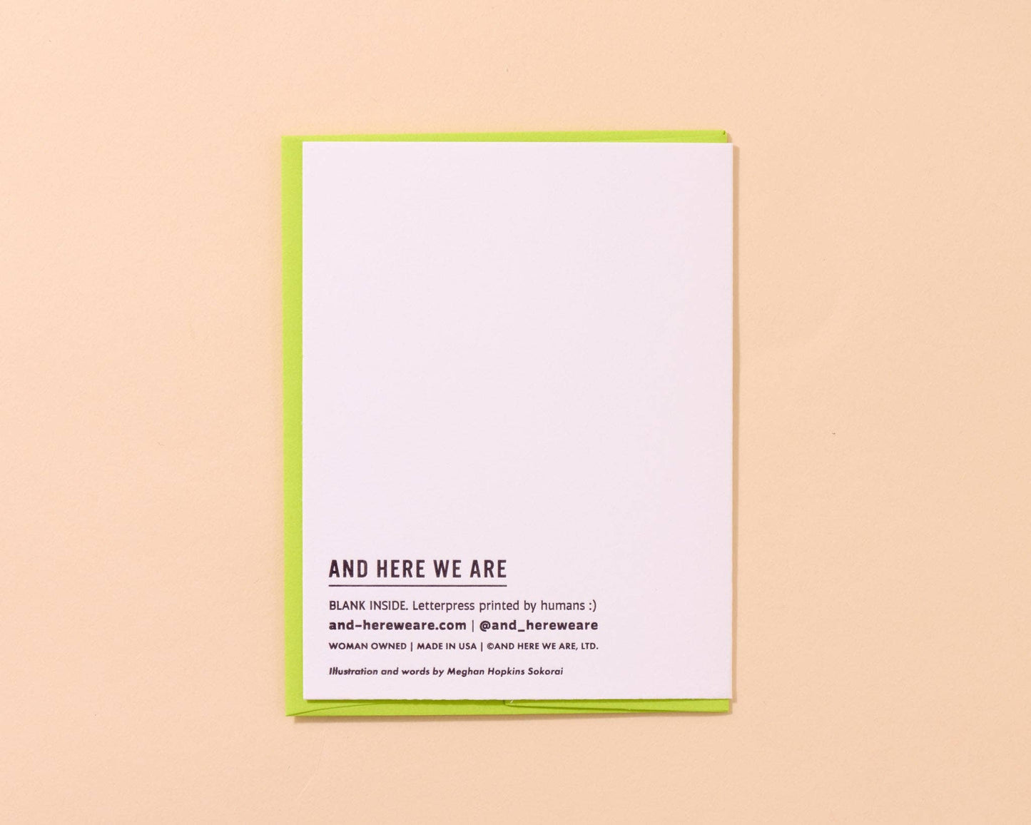 Cute Letterpress New Baby Greeting Card -Hello Baby Carrot