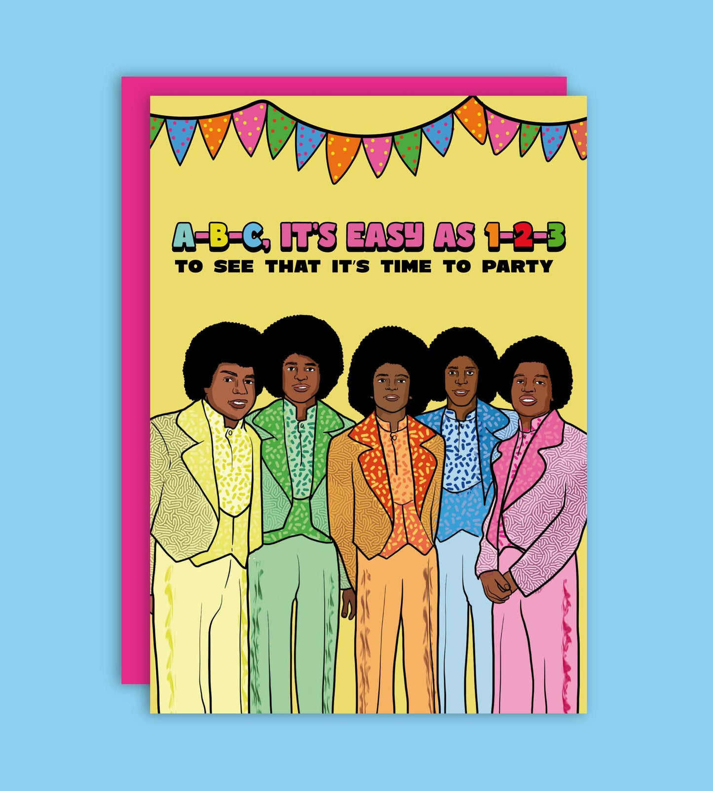 ABC It's Time To Party Happy Birthday Greeting Card