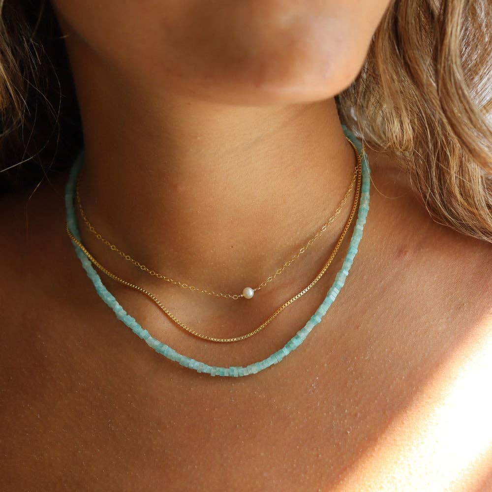 Mini Pearl Necklace I Valentine's Day Jewelry