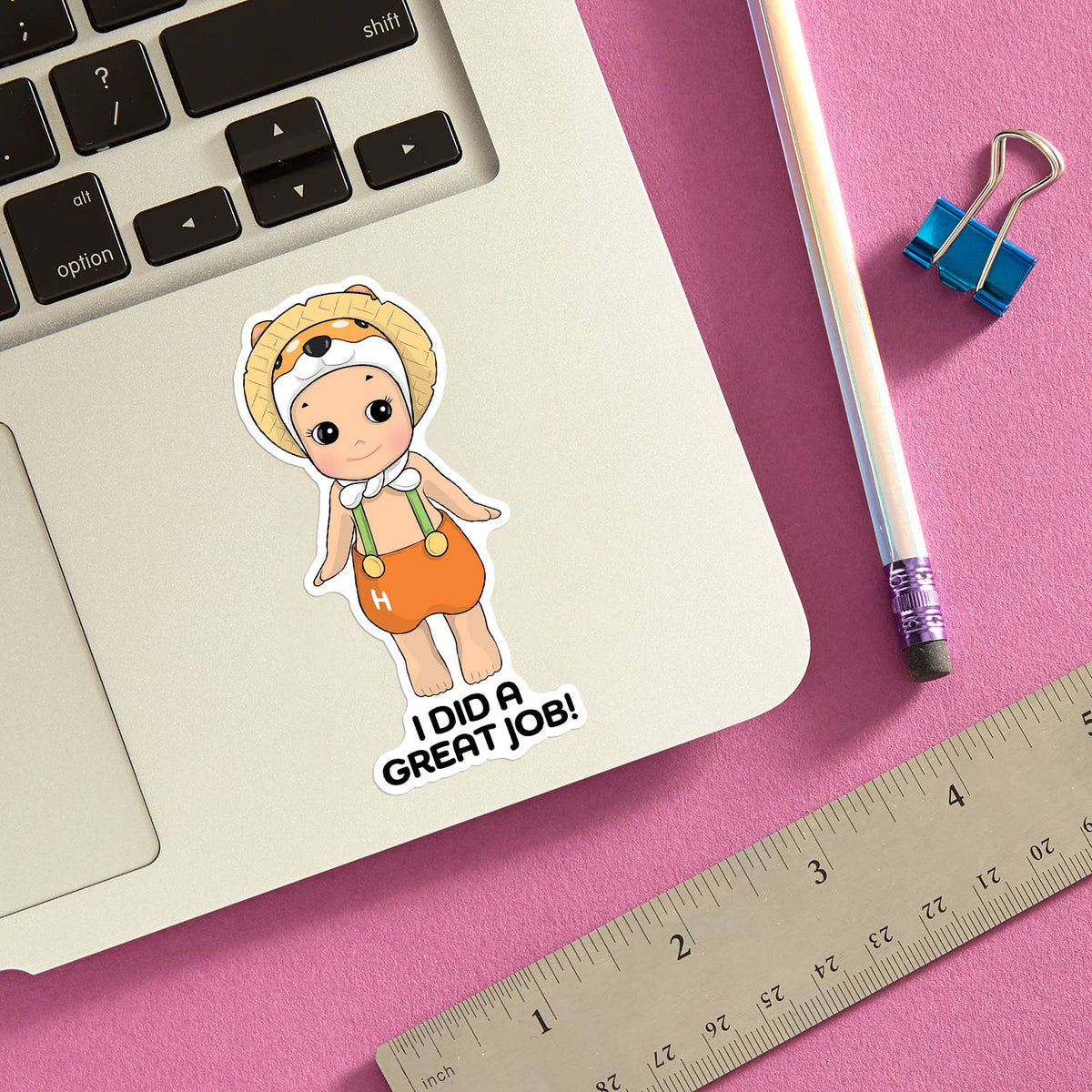 Sonny I Did a Great Job! Die Cut Sticker