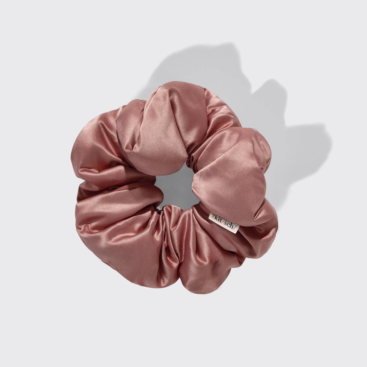 Pillow Scrunchies in Satin 4pc - Blush