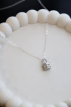 Load image into Gallery viewer, CELESTIAL LOCK CHARM NECKLACE
