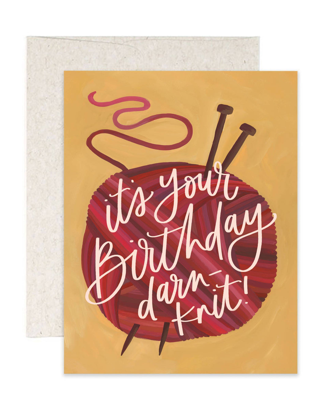 Birthday Yarn Greeting Card