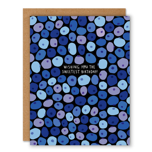 Blueberry Birthday - Greeting Card