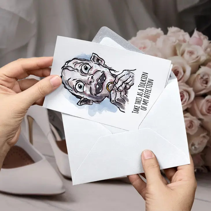 "A Tolkien of" - Lord of the Rings Wedding Anniversary Card