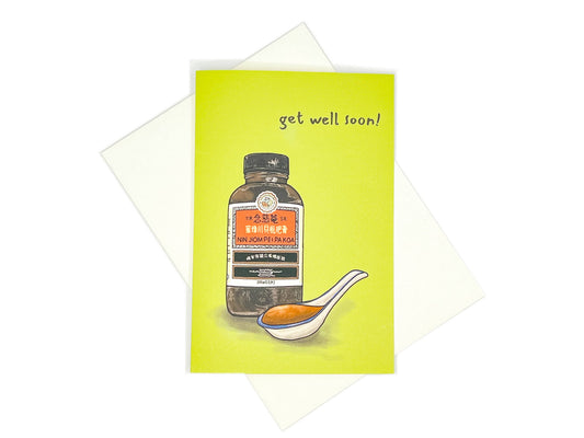 Get Well Soon Pei Pa Koa Card