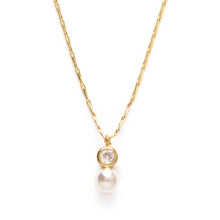 Load image into Gallery viewer, Pearl and Crystal Necklace
