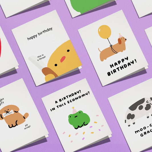 Hilarious Birthday Card - This Is A Threat