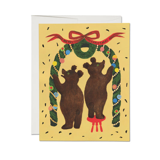 Beary Cheers greeting card