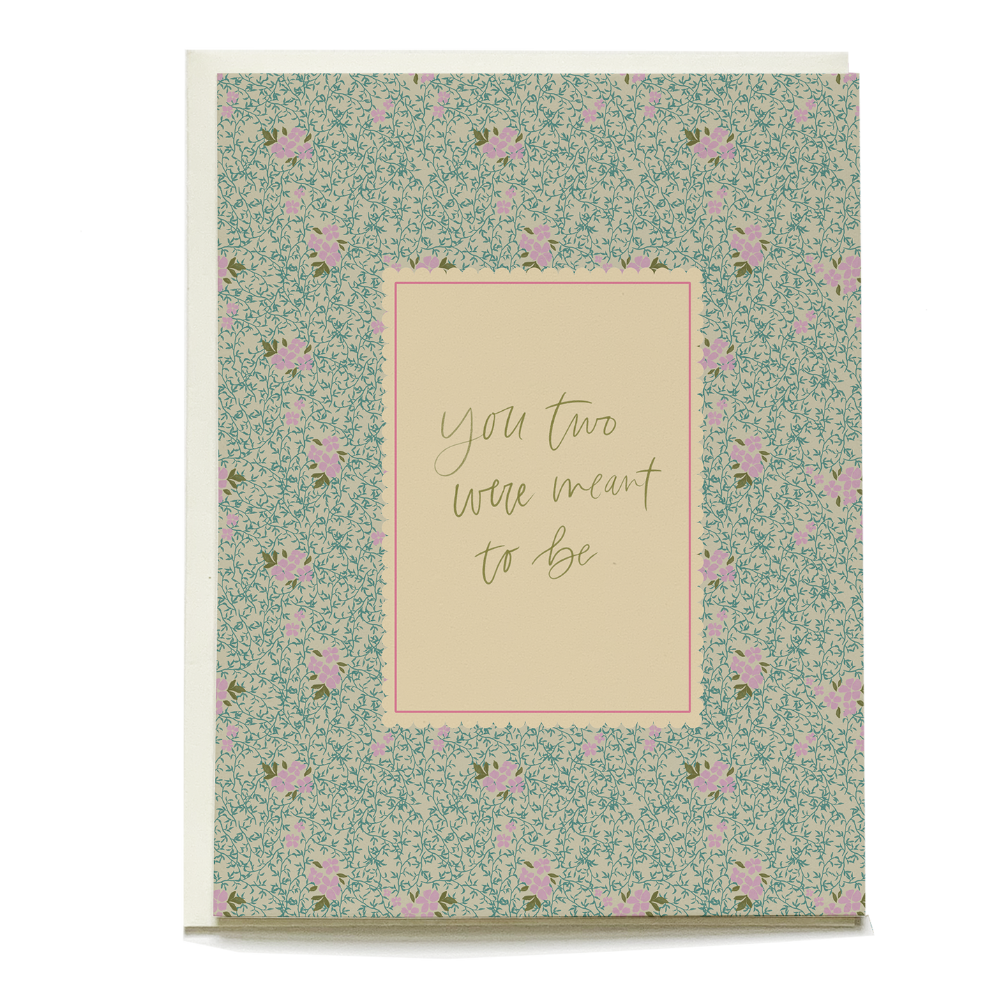 Vine+Bloom Wedding Greeting Card