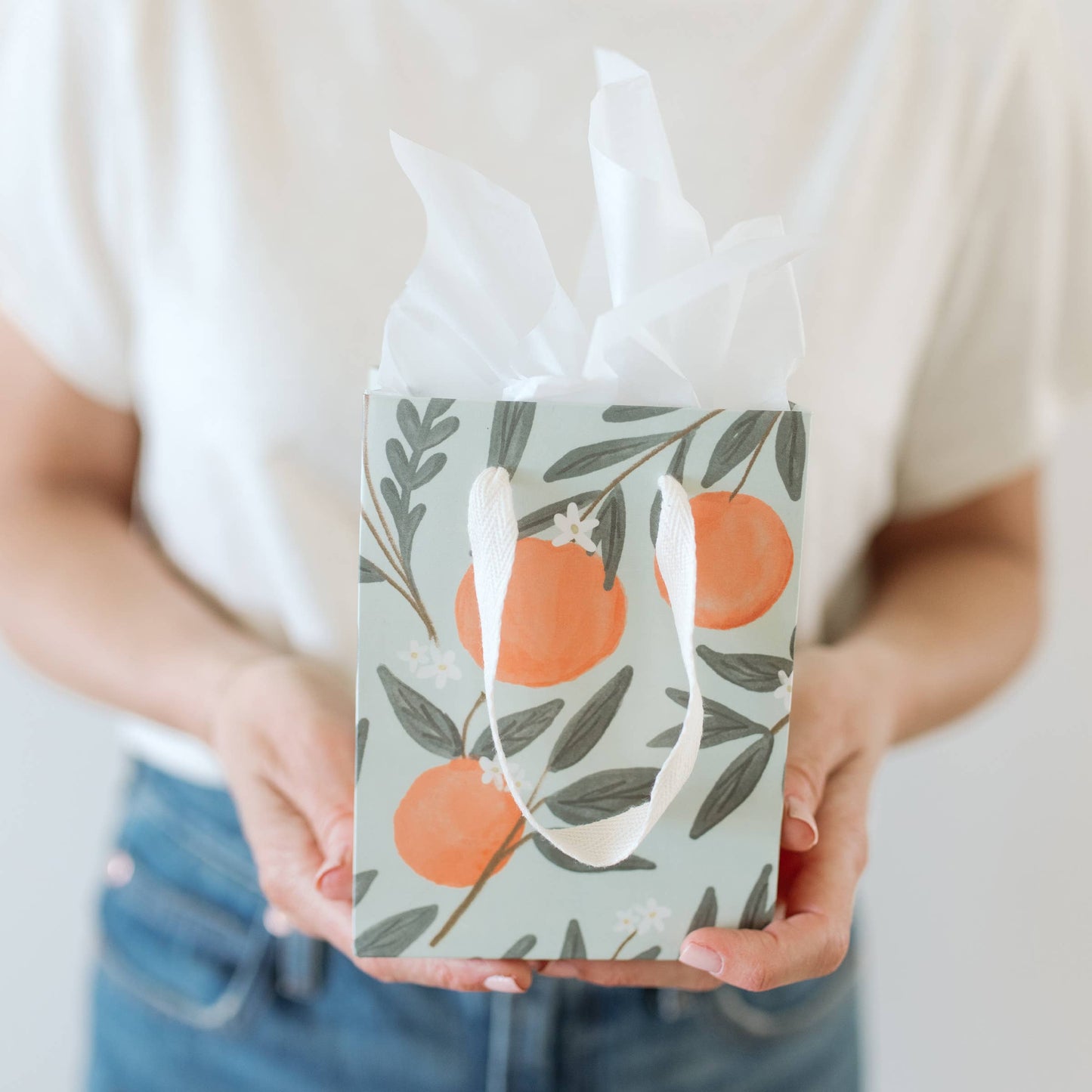 Orange Vines Gift Bag