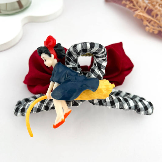 Magical Witch Bow Hair Claw