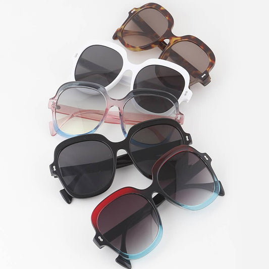 Oversized Gradient Frame Sunglasses