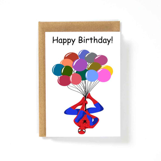 Spider-Man Happy Birthday Card