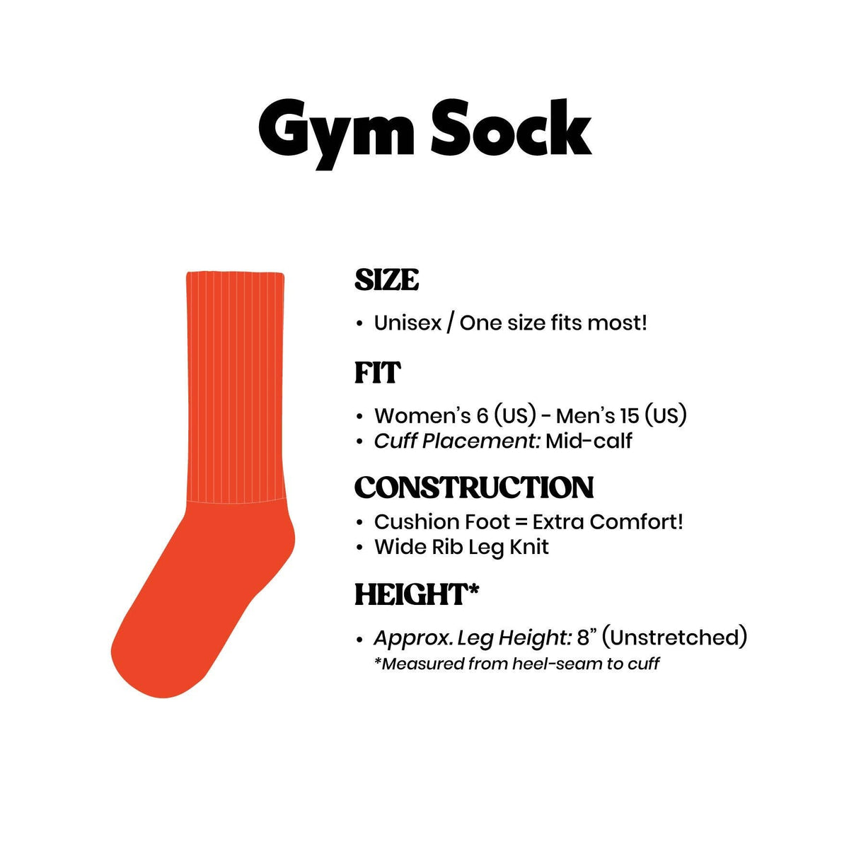 Tennis Legend Gym Crew Socks