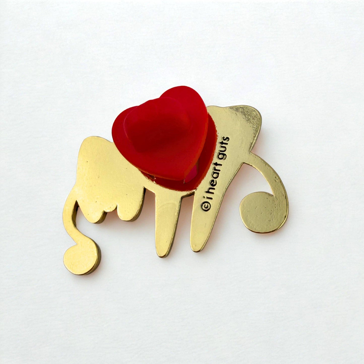Teeth Floss Boss Enamel Pin - Dental Care, Oral Health Gift