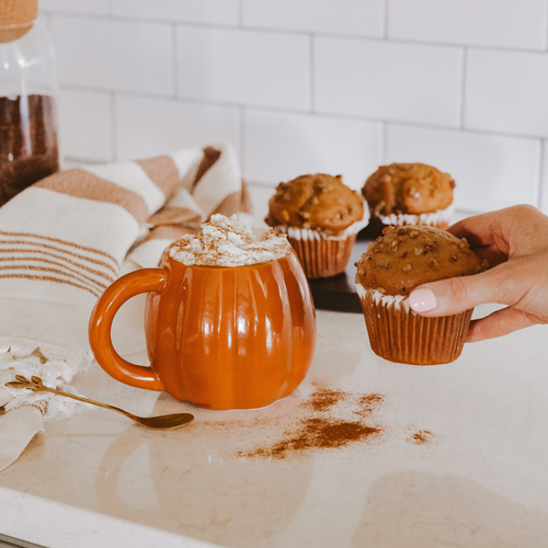 *NEW* Orange Pumpkin Coffee Mug - Fall Decor & Gifts - Front & Company: Gift Store