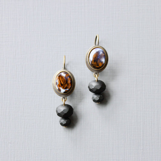 JLTE05 vintage glass earrings