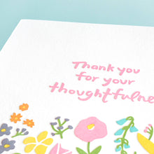 Load image into Gallery viewer, Thoughtfulness - Letterpress Greeting Card
