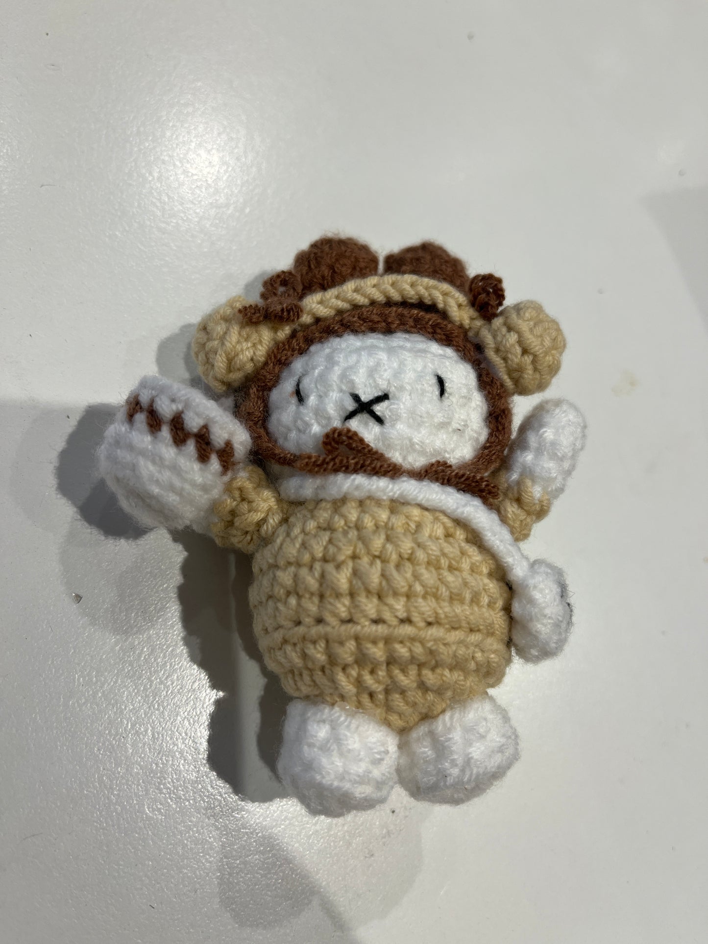 Crochet Miffy Keychain, Amigurumi Bunny, Handmade StuffedToy