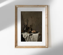 Load image into Gallery viewer, Vintage Still Life Painting | Muted Kitchen Table Print S210
