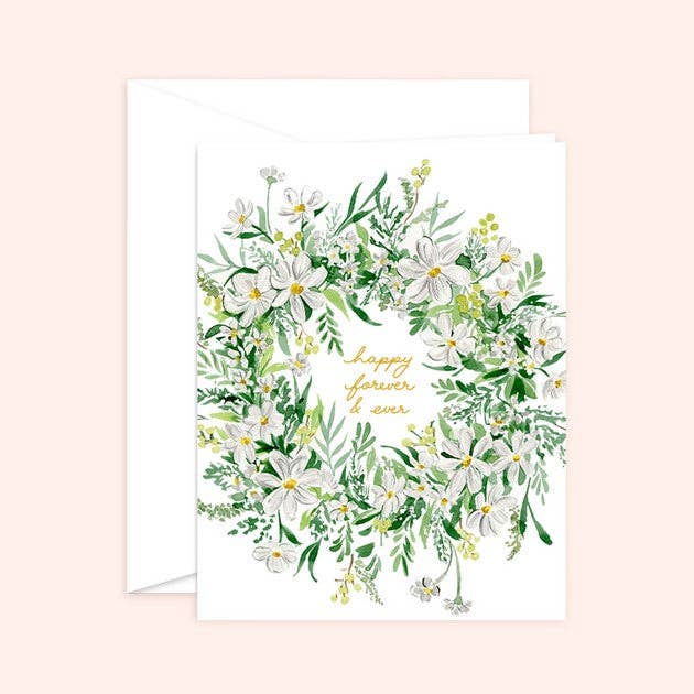 Happy Forever & Ever Wedding Card