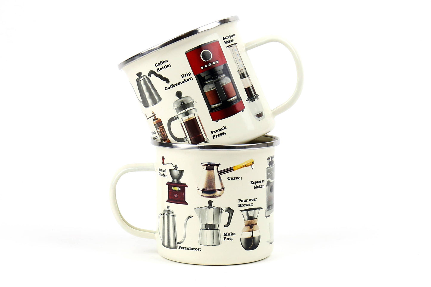 Enamel Mug - Bikes