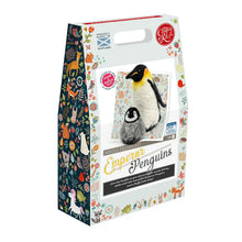 Load image into Gallery viewer, Emperor Penguins Needle Felting Craft Kit
