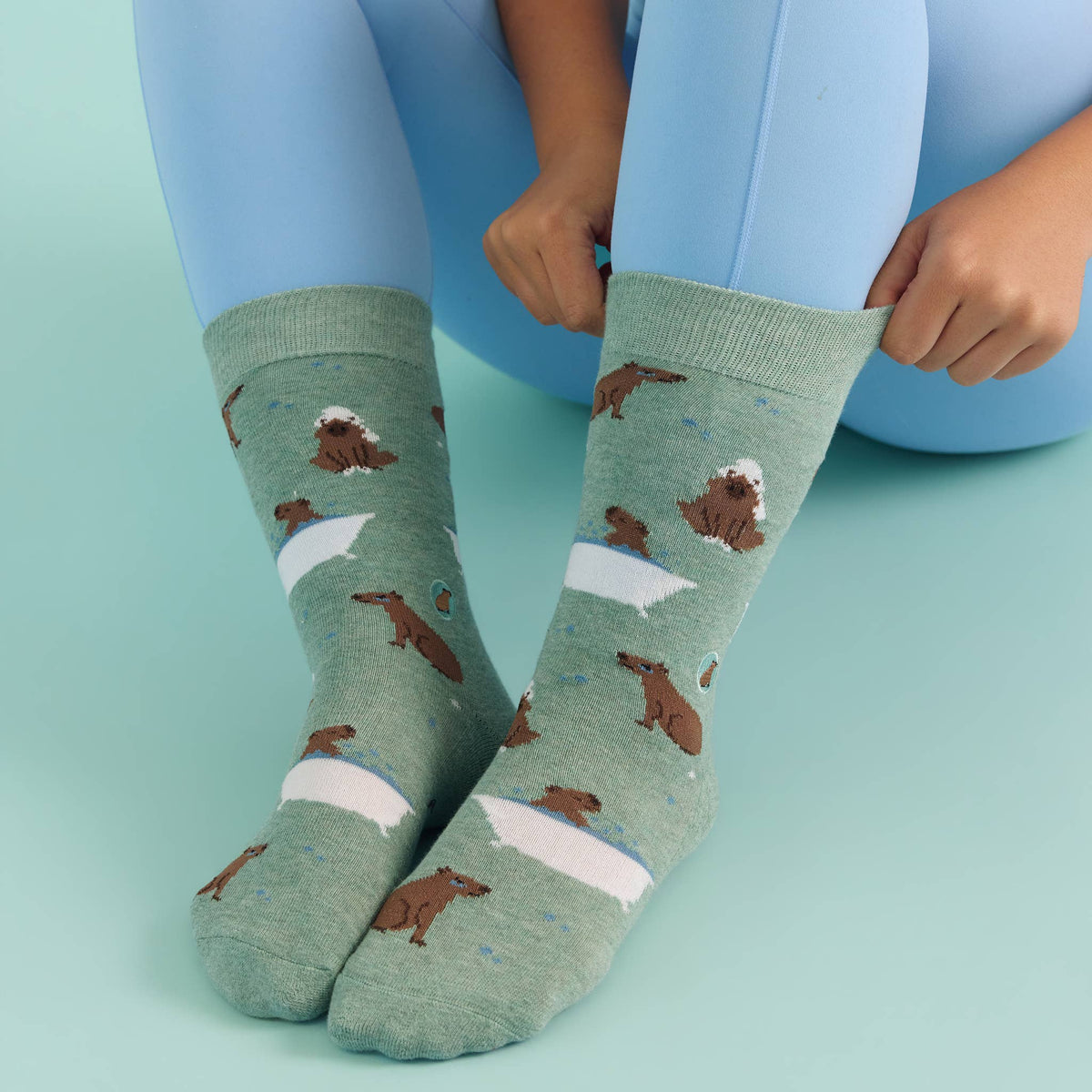 Socks that Support Mental Health | Green Capybaras