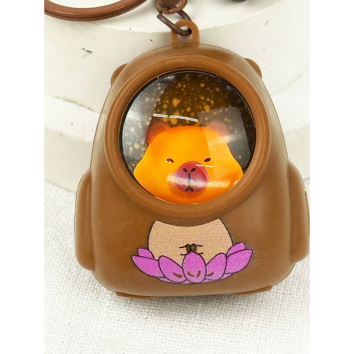 Light Up Capybaras Keychain with Sound