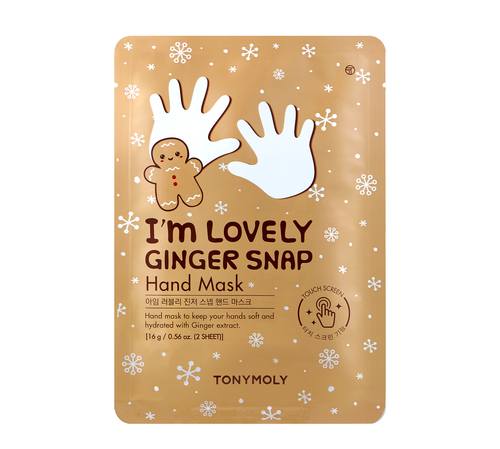 I'm Lovely Ginger Snap Hand Mask - Front & Company: Gift Store