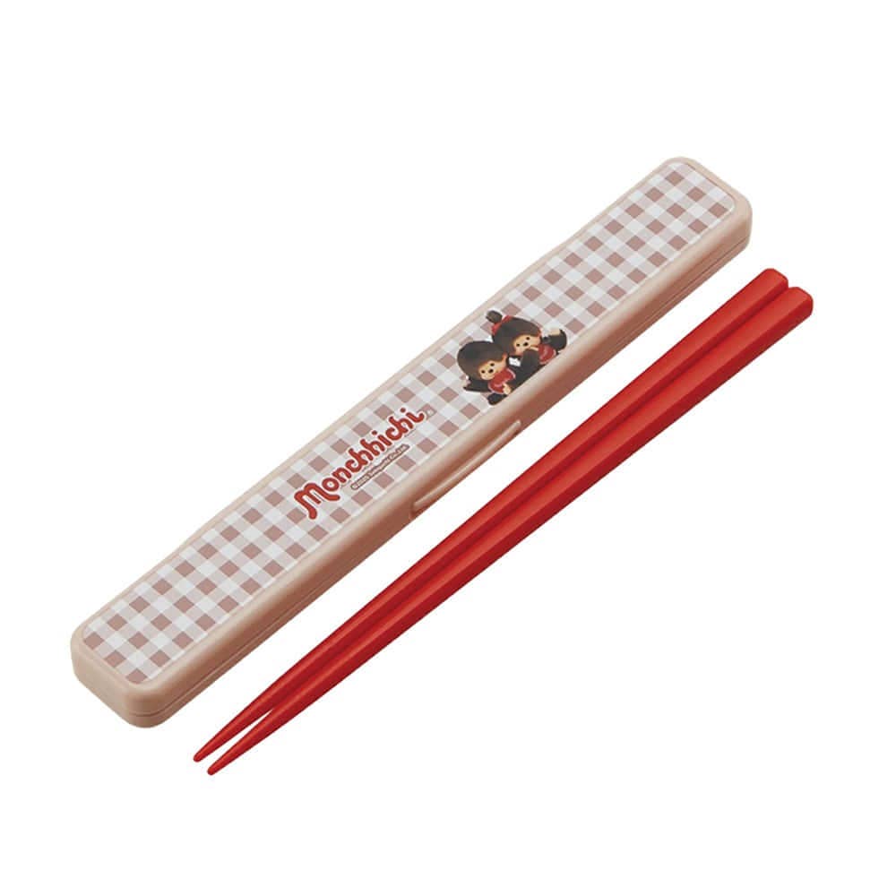 Monchhichi Noise-Reducing Chopsticks Set (18cm)